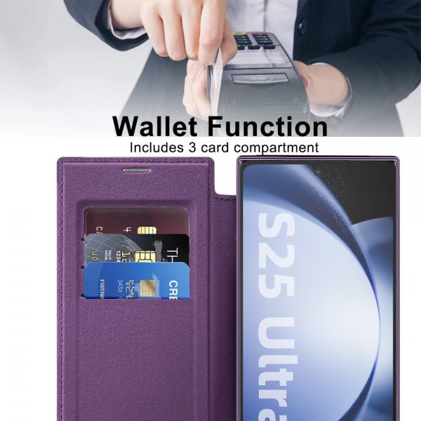 Samsung Galaxy S25 Ultra Fodral MagSafe Lila