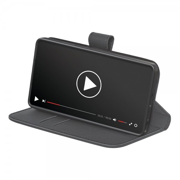 Puro Samsung Galaxy S25 Ultra Fodral Wallet Stand Svart