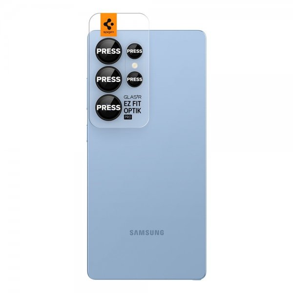 Spigen Samsung Galaxy S25 Ultra Kameraskydd GLAS.tR EZ Fit Optik Pro 2-pack Svart