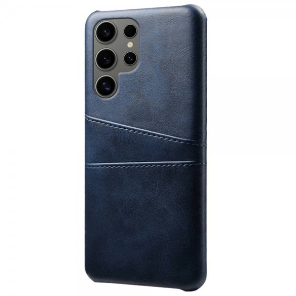 Samsung Galaxy S25 Ultra Skal med två Kortfack Blå