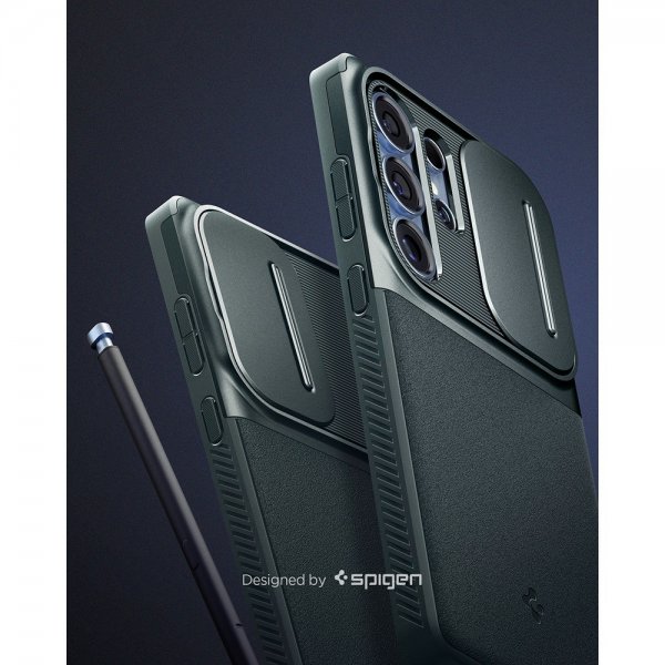 Spigen Samsung Galaxy S25 Ultra Skal Optik Armor Abyss Green