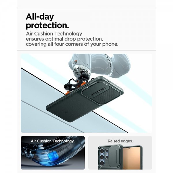 Spigen Samsung Galaxy S25 Ultra Skal Optik Armor Abyss Green