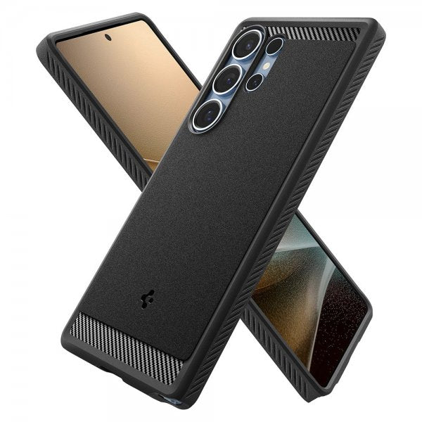 Spigen Samsung Galaxy S25 Ultra Skal Rugged Armor MagFit Matte Black
