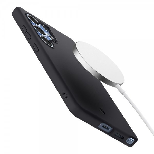 Spigen Samsung Galaxy S25 Ultra Skal Silicone Fit MagFit Svart