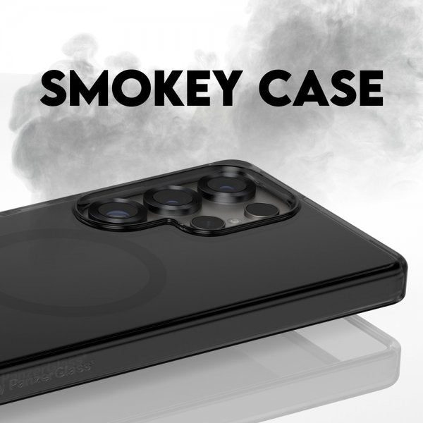 CARE by PanzerGlass Samsung Galaxy S25 Ultra Skal Smokey MagSafe Svart