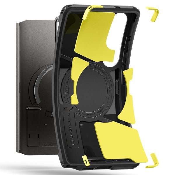 Spigen Samsung Galaxy S25 Ultra Skal Tough Armor MagFit Gunmetal