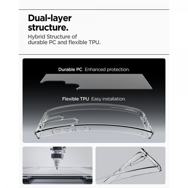 Spigen Samsung Galaxy S25 Ultra Skal Ultra Hybrid Crystal Clear