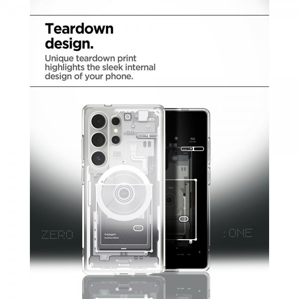 Spigen Samsung Galaxy S25 Ultra Skal Ultra Hybrid Zero One MagFit Vit