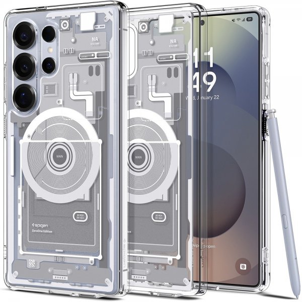 Spigen Samsung Galaxy S25 Ultra Skal Ultra Hybrid Zero One MagFit Vit