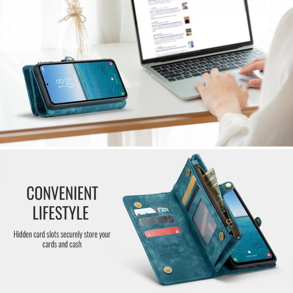 CaseMe Samsung Galaxy S26 Fodral 008 Series Löstagbart Skal Blå
