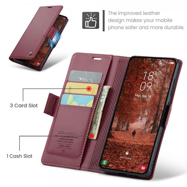CaseMe Samsung Galaxy S26 Fodral 023 Series Röd