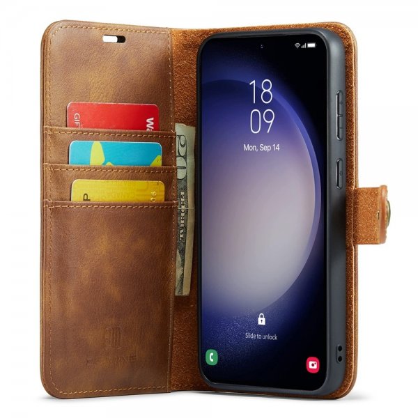 Dg.Ming Samsung Galaxy S26 Fodral med Löstagbart Skal Brun