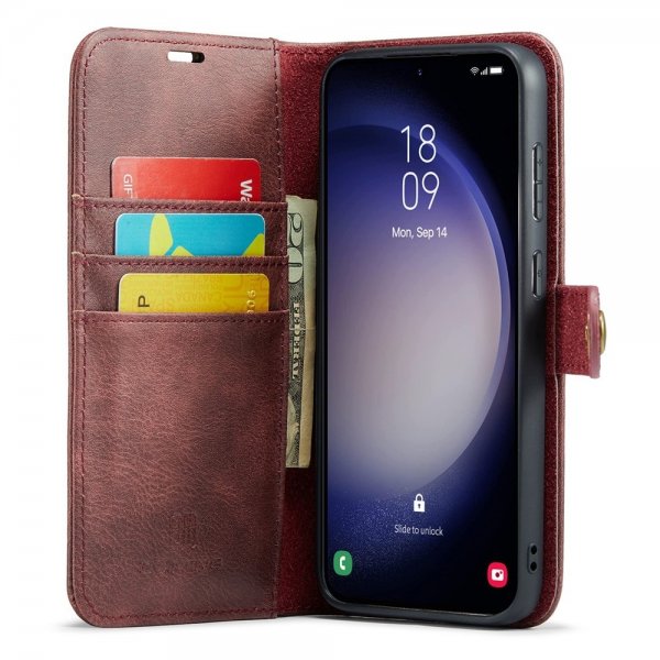 Dg.Ming Samsung Galaxy S26 Fodral med Löstagbart Skal Röd