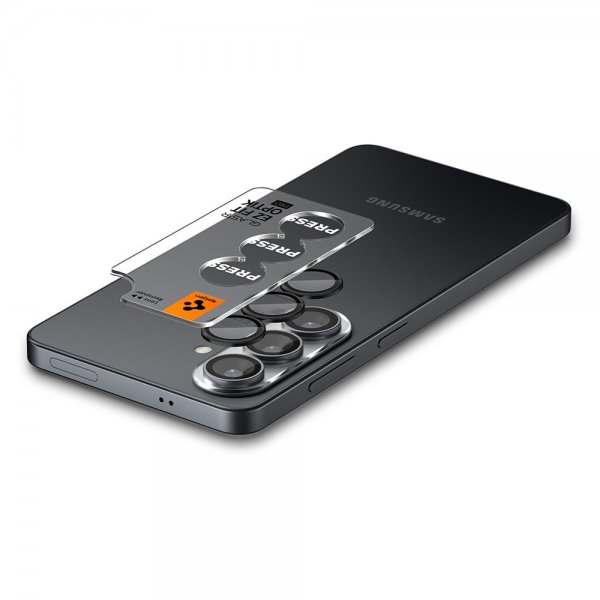 Spigen Samsung Galaxy S26 Kameraskydd GLAS.tR EZ Fit Optik Pro 2-pack Svart