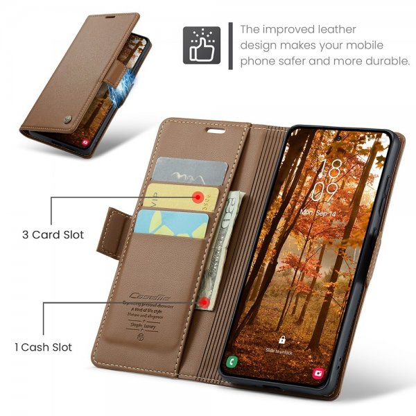 CaseMe Samsung Galaxy S26 Plus Fodral 023 Series Brun