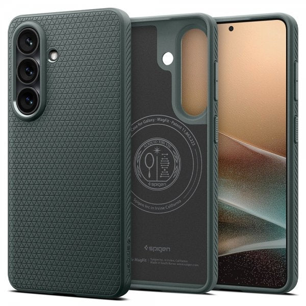 Spigen Samsung Galaxy S26 Plus Skal Liquid Air MagFit Abyss Green