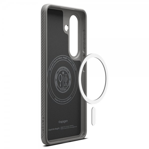 Spigen Samsung Galaxy S26 Plus Skal Liquid Air MagFit Marble Gray