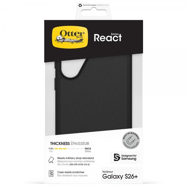Otterbox Samsung Galaxy S26 Plus Skal React MagSafe Svart