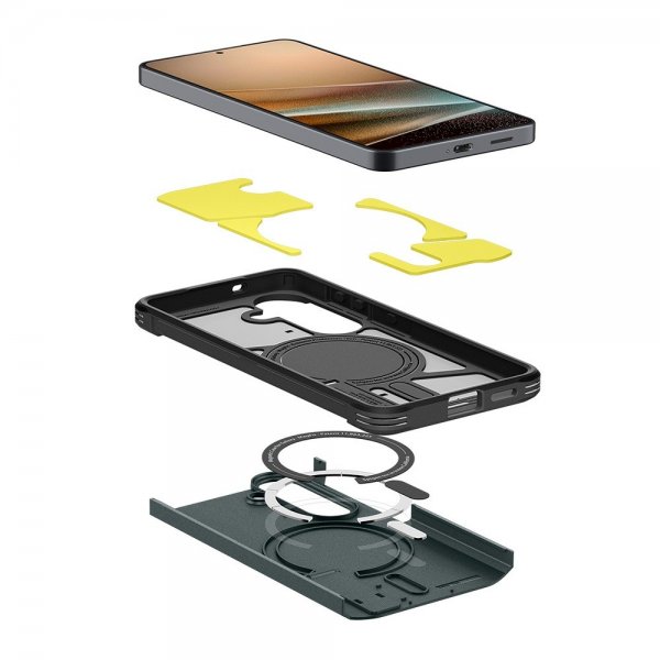 Spigen Samsung Galaxy S26 Plus Skal Tough Armor MagFit Abyss Green