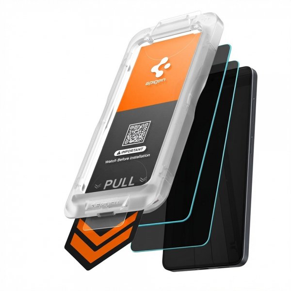 Spigen Samsung Galaxy S26 Plus Skärmskydd GLAS.tR EZ Fit Pro Privacy 2-pack