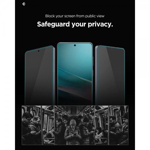 Spigen Samsung Galaxy S26 Plus Skärmskydd GLAS.tR EZ Fit Pro Privacy 2-pack