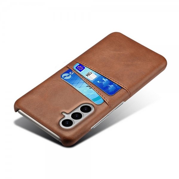 Samsung Galaxy S26 Skal med två Kortfack Brun