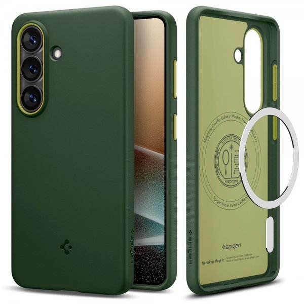 Spigen Samsung Galaxy S26 Skal Nano Pop MagFit Avo Green