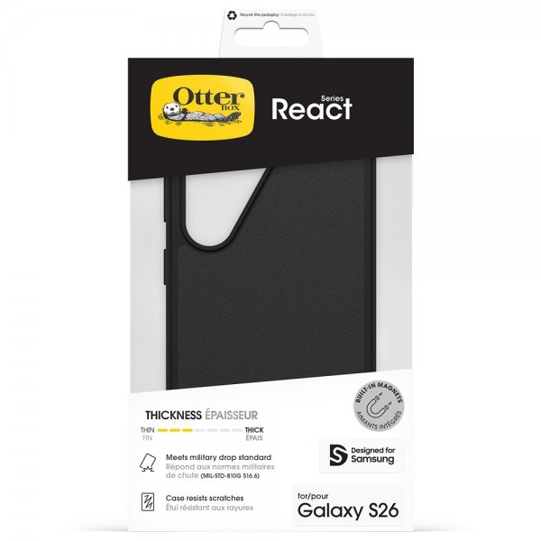 Otterbox Samsung Galaxy S26 Skal React MagSafe Svart