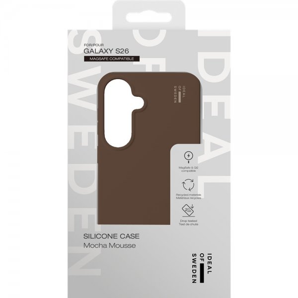 Ideal of Sweden Samsung Galaxy S26 Skal Silicone Case MagSafe Mocha Mousse