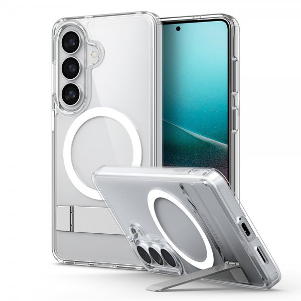 Spigen Samsung Galaxy S26 Skal Ultra Hybrid S MagFit Clear White