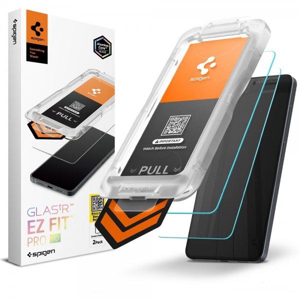 Spigen Samsung Galaxy S26 Skärmskydd GLAS.tR EZ Fit Pro 2-pack