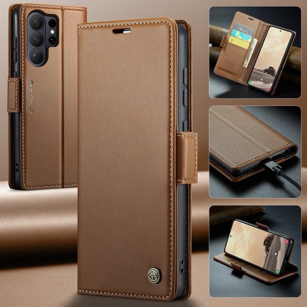 CaseMe Samsung Galaxy S26 Ultra Fodral 023 Series Brun