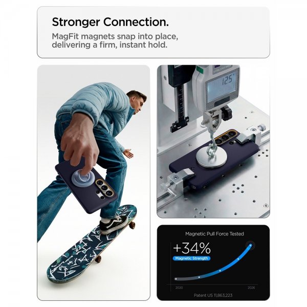 Spigen Samsung Galaxy S26 Ultra Skal Nano Pop MagFit Blueberry Navy