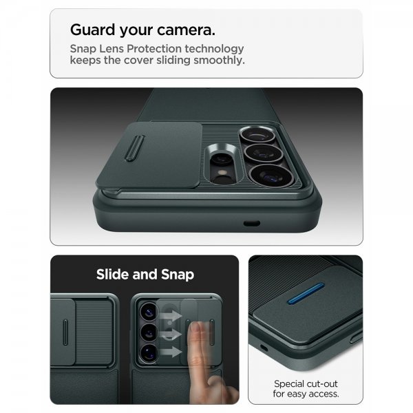 Spigen Samsung Galaxy S26 Ultra Skal Optik Armor Abyss Green