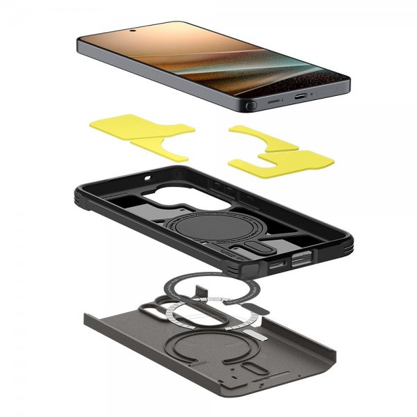 Spigen Samsung Galaxy S26 Ultra Skal Tough Armor MagFit Gunmetal