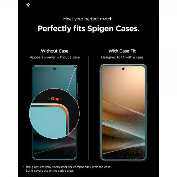 Spigen Samsung Galaxy S26 Ultra Skärmskydd GLAS.tR EZ Fit Pro 2-pack
