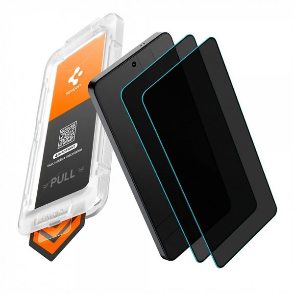 Spigen Samsung Galaxy S26 Ultra Skärmskydd GLAS.tR EZ Fit Pro Privacy 2-pack