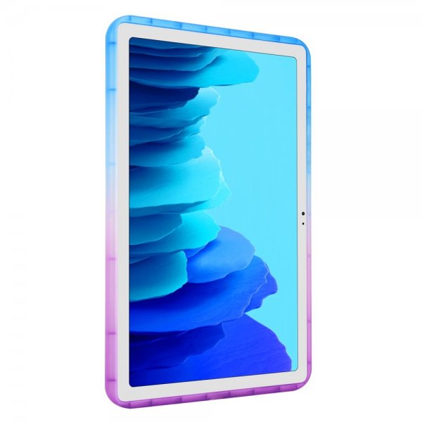 Samsung Galaxy Tab A7 Skal Glitter Gradient Blå Lila
