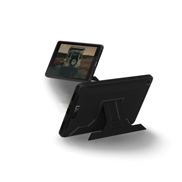 Urban Armor Gear (UAG) Samsung Galaxy Tab A8 Skal Scout Cover Handstrap & Kickstand Svart