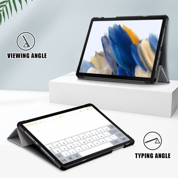 Samsung Galaxy Tab A9 Plus Fodral Trifold Grå