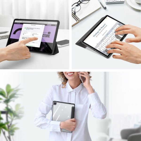 Dux Ducis Samsung Galaxy Tab A9 Plus Fodral TOBY Series Svart