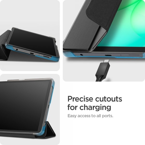 Spigen Samsung Galaxy Tab A9/Tab A11 Fodral Smart Fold Svart