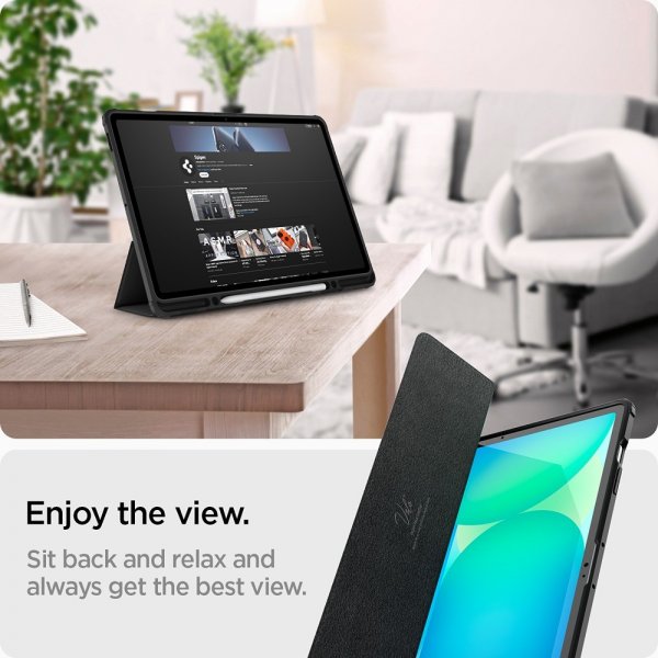 Spigen Samsung Galaxy Tab S10 FE Plus Fodral Ultra Hybrid Pro Svart