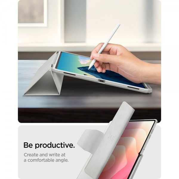 Spigen Samsung Galaxy Tab S11 Ultra Fodral Ultra Hybrid Pro Grå