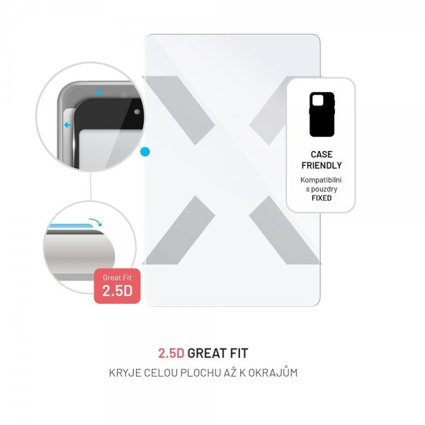 Fixed Samsung Galaxy Tab S8/S9/S9 FE/S10 FE/S10 Lite/S11 Skärmskydd Härdat Skyddsglas 9H