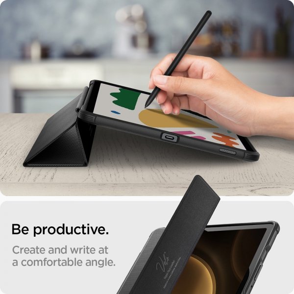 Spigen Samsung Galaxy Tab S9 FE Fodral Rugged Armor Pro Svart