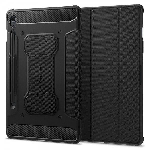 Spigen Samsung Galaxy Tab S9 FE Fodral Rugged Armor Pro Svart