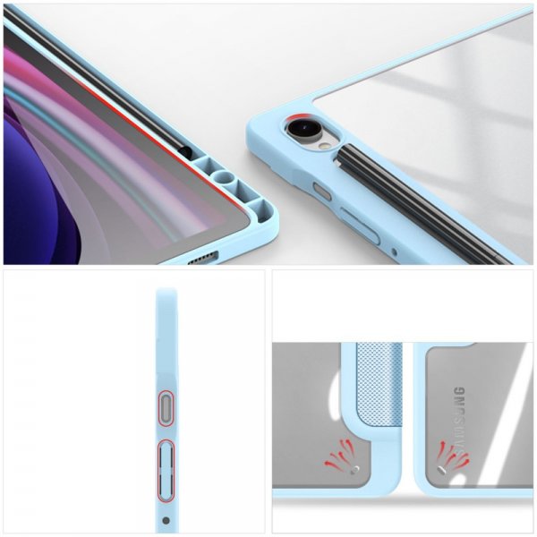 Dux Ducis Samsung Galaxy Tab S9 FE Fodral TOBY Series Blå