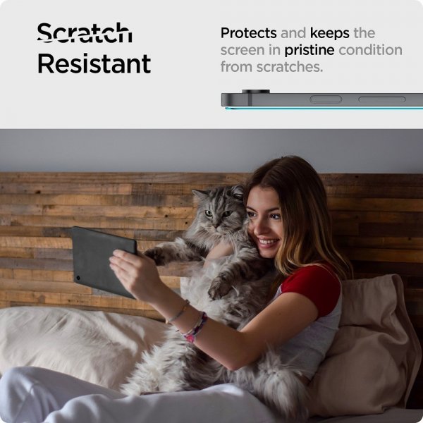 Spigen Samsung Galaxy Tab S9 FE Skärmskydd GLAS.tR Slim