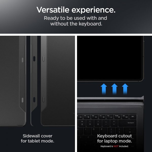 Spigen Samsung Galaxy Tab S8 Ultra/S9 Ultra/S10 Ultra Skal Thin Fit Pro Svart